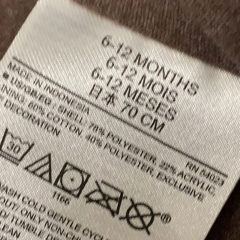 Baby Gap Sherpa Bear One-Piece Snowsuit - Picture 5 of 7